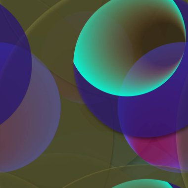 Daire saydam arka plan - eğilim seamless modeli.