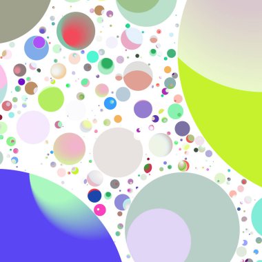 Daire saydam arka plan - eğilim seamless modeli.