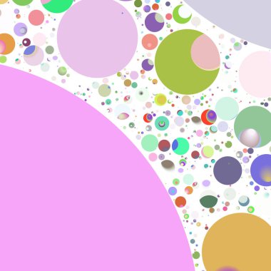 Daire saydam arka plan - eğilim seamless modeli.