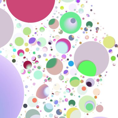 Daire saydam arka plan - eğilim seamless modeli.