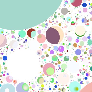 Daire saydam arka plan - eğilim seamless modeli.