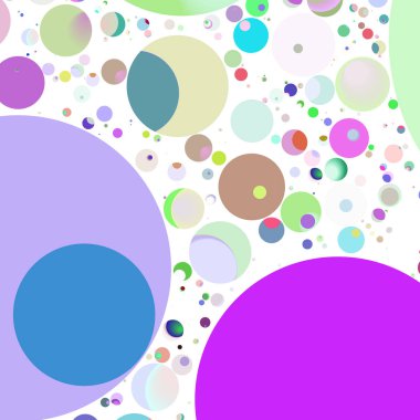 Daire saydam arka plan - eğilim seamless modeli.