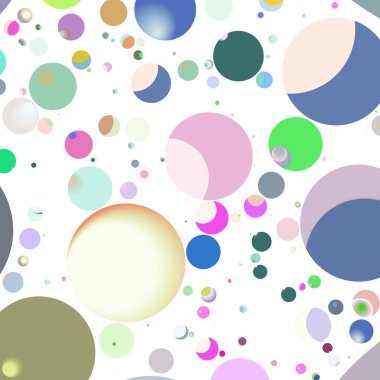 Daire saydam arka plan - eğilim seamless modeli.