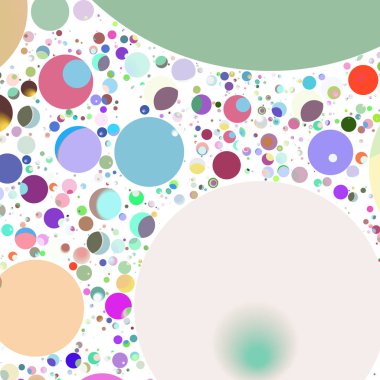 Daire saydam arka plan - eğilim seamless modeli.