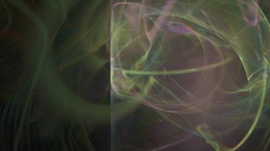 Fantezi kaotik renkli fraktal desen. Soyut Fraktal şekiller. 3D render resimde arka plan veya duvar kağıdı.