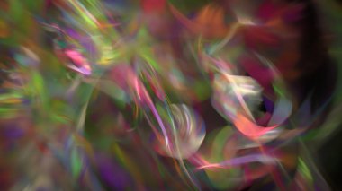 Fantezi kaotik renkli fraktal desen. Soyut Fraktal şekiller. 3D render resimde arka plan veya duvar kağıdı.