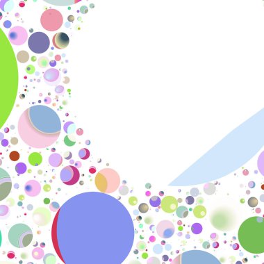 Daire saydam arka plan - eğilim seamless modeli.