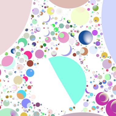 Daire saydam arka plan - eğilim seamless modeli.