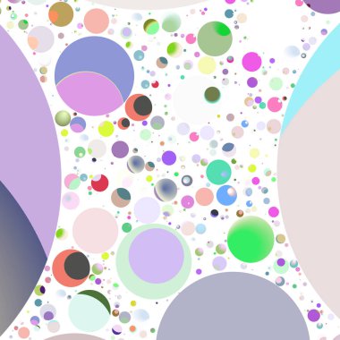 Daire saydam arka plan - eğilim seamless modeli.