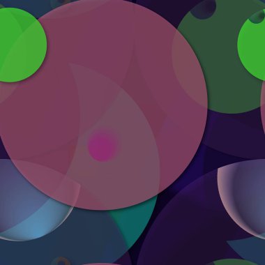 Daire saydam arka plan - eğilim seamless modeli.