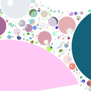 Daire saydam arka plan - eğilim seamless modeli.