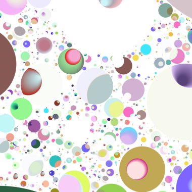 Daire saydam arka plan - eğilim seamless modeli.