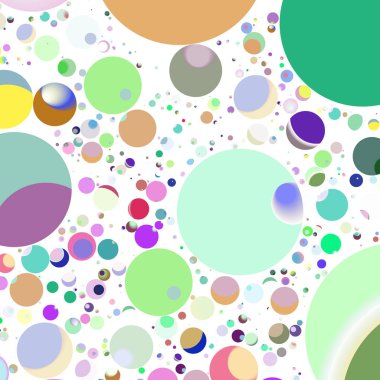 Daire saydam arka plan - eğilim seamless modeli.