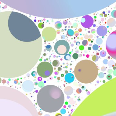 Daire saydam arka plan - eğilim seamless modeli.