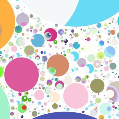 Daire saydam arka plan - eğilim seamless modeli.