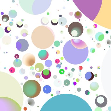 Daire saydam arka plan - eğilim seamless modeli.