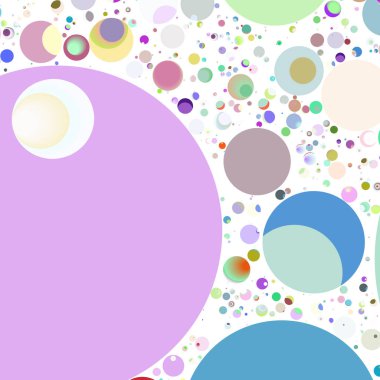 Daire saydam arka plan - eğilim seamless modeli.