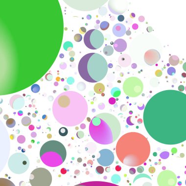 Daire saydam arka plan - eğilim seamless modeli.