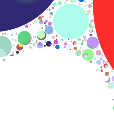 Daire saydam arka plan - eğilim seamless modeli.