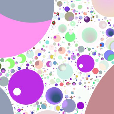 Daire saydam arka plan - eğilim seamless modeli.