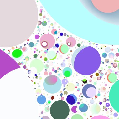 Daire saydam arka plan - eğilim seamless modeli.