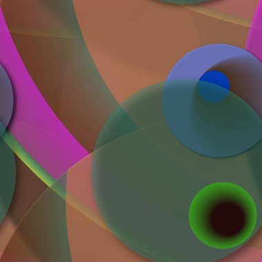 Daire saydam arka plan - eğilim seamless modeli.