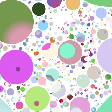 Daire saydam arka plan - eğilim seamless modeli.