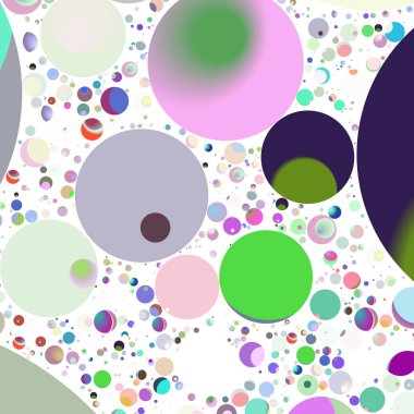 Daire saydam arka plan - eğilim seamless modeli.