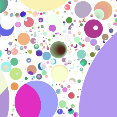 Daire saydam arka plan - eğilim seamless modeli.