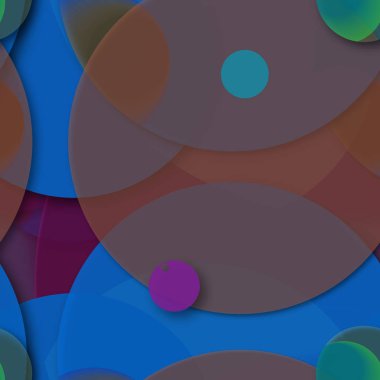 Daire saydam arka plan - eğilim seamless modeli.