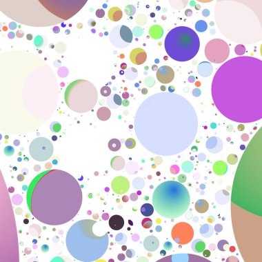 Daire saydam arka plan - eğilim seamless modeli.