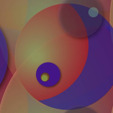 Daire saydam arka plan - eğilim seamless modeli.