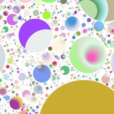 Daire saydam arka plan - eğilim seamless modeli.