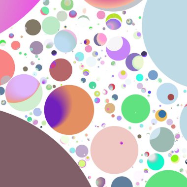 Daire saydam arka plan - eğilim seamless modeli.