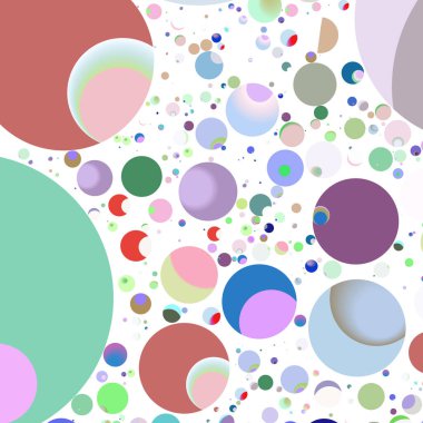 Daire saydam arka plan - eğilim seamless modeli.