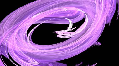 Fantezi kaotik renkli fraktal desen. Soyut Fraktal şekiller. 3D render resimde arka plan veya duvar kağıdı.