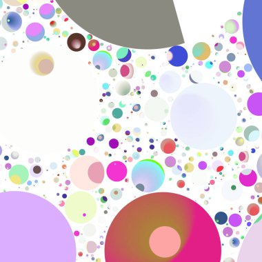 Daire saydam arka plan - eğilim seamless modeli.