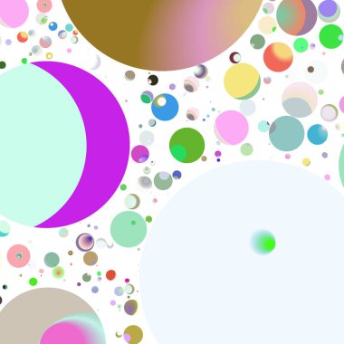 Daire saydam arka plan - eğilim seamless modeli.