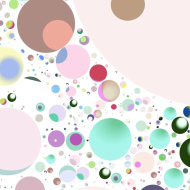 Daire saydam arka plan - eğilim seamless modeli.