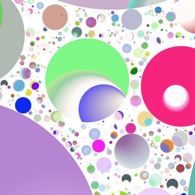 Daire saydam arka plan - eğilim seamless modeli.