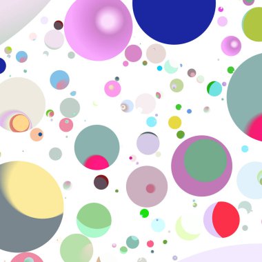 Daire saydam arka plan - eğilim seamless modeli.