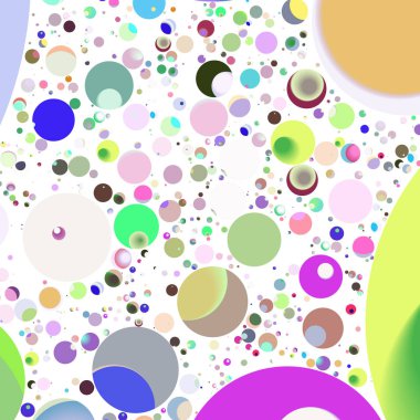 Daire saydam arka plan - eğilim seamless modeli.