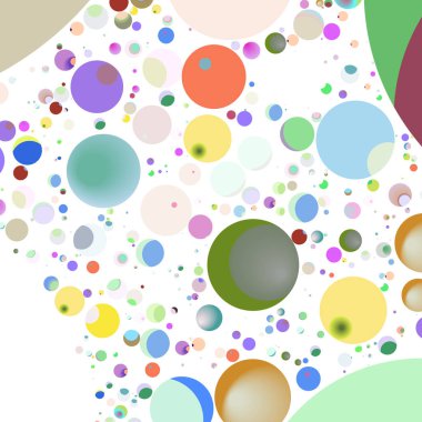 Daire saydam arka plan - eğilim seamless modeli.