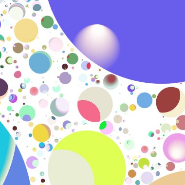 Daire saydam arka plan - eğilim seamless modeli.