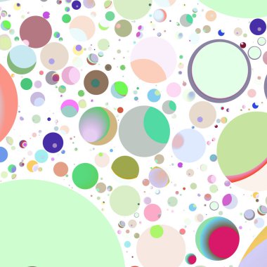 Daire saydam arka plan - eğilim seamless modeli.