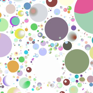 Daire saydam arka plan - eğilim seamless modeli.