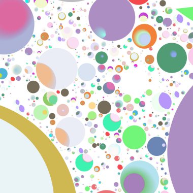 Daire saydam arka plan - eğilim seamless modeli.