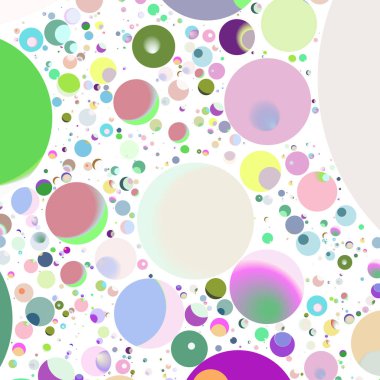 Daire saydam arka plan - eğilim seamless modeli.