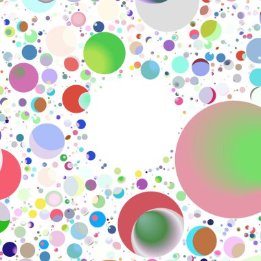 Daire saydam arka plan - eğilim seamless modeli.