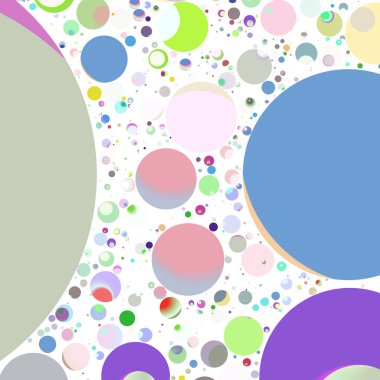 Daire saydam arka plan - eğilim seamless modeli.